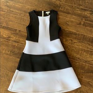 Black and white dress